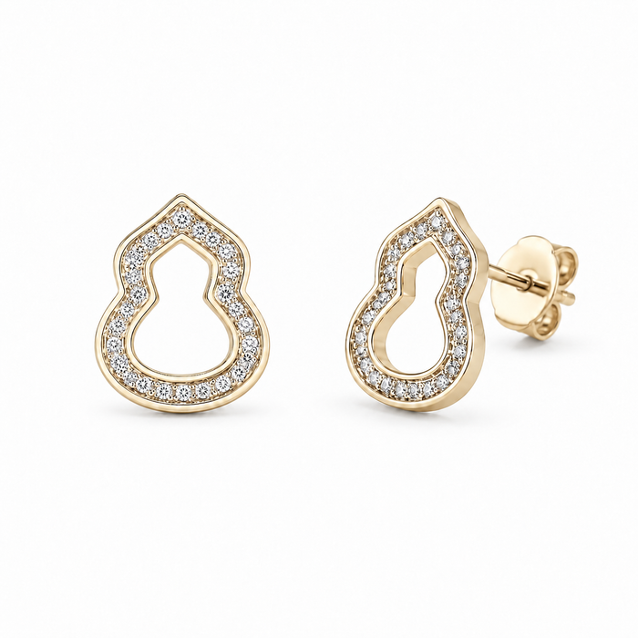 Elara Openwork Lab Diamond Earrings
