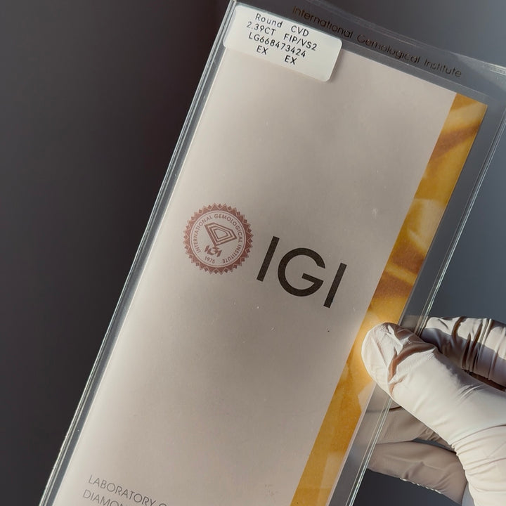 2.50ct Portuguese Lab-Grown Pink Diamond Solitaire Ring, "The Fleur"