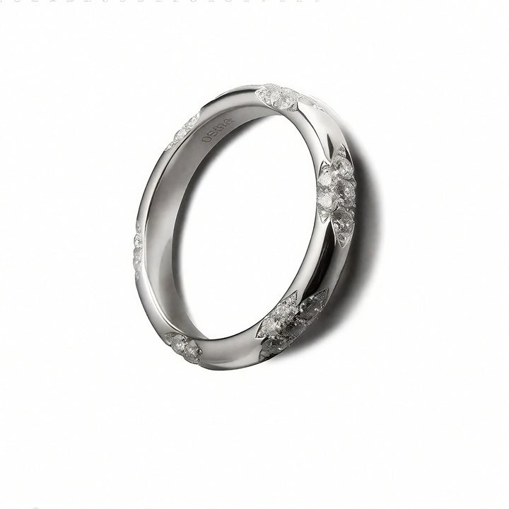 3mm Diamond Accent Band Ring in 14K White/Yellow Gold (0.11ctw)