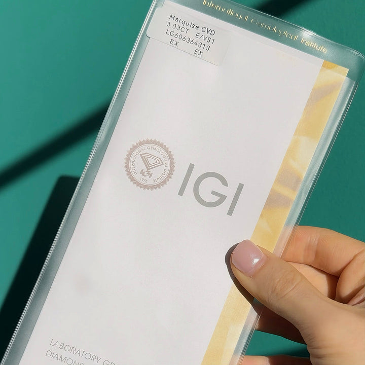 3.00ct Marquise Lab-Grown Diamond Ring, "The Aurora Pavé"