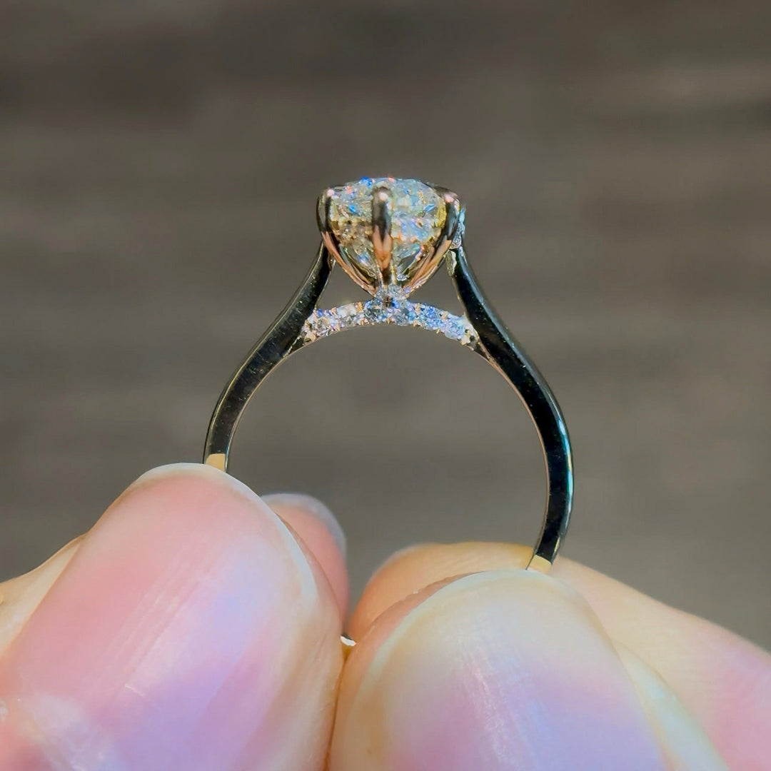 3.20ct Marquise Lab-Grown Diamond Ring, "The Aurora"