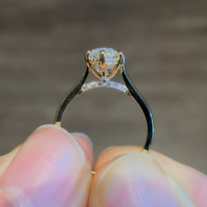 3.20ct Marquise Lab-Grown Diamond Ring, "The Aurora"