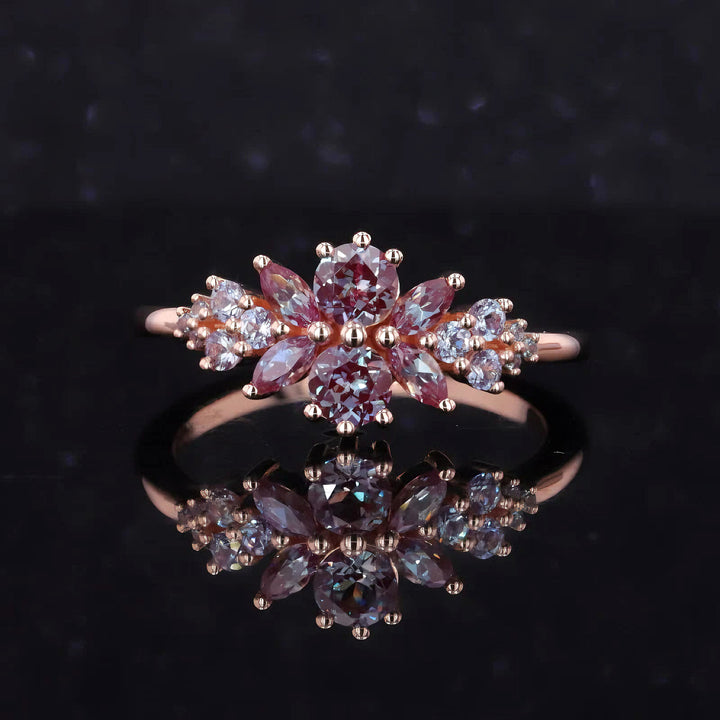 Roseraie Alexandrite & Pink Sapphire Ring (1.25ctw)