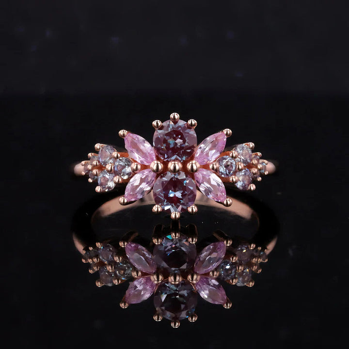 Roseraie Alexandrite & Pink Sapphire Ring (1.25ctw)