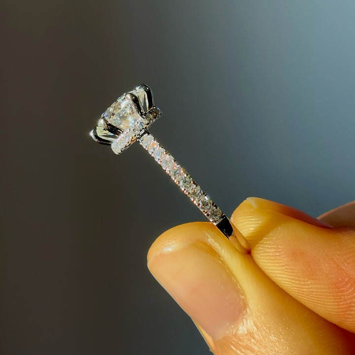 2.50ct Round Lab-Grown Diamond Solitaire Ring, "The Crown"