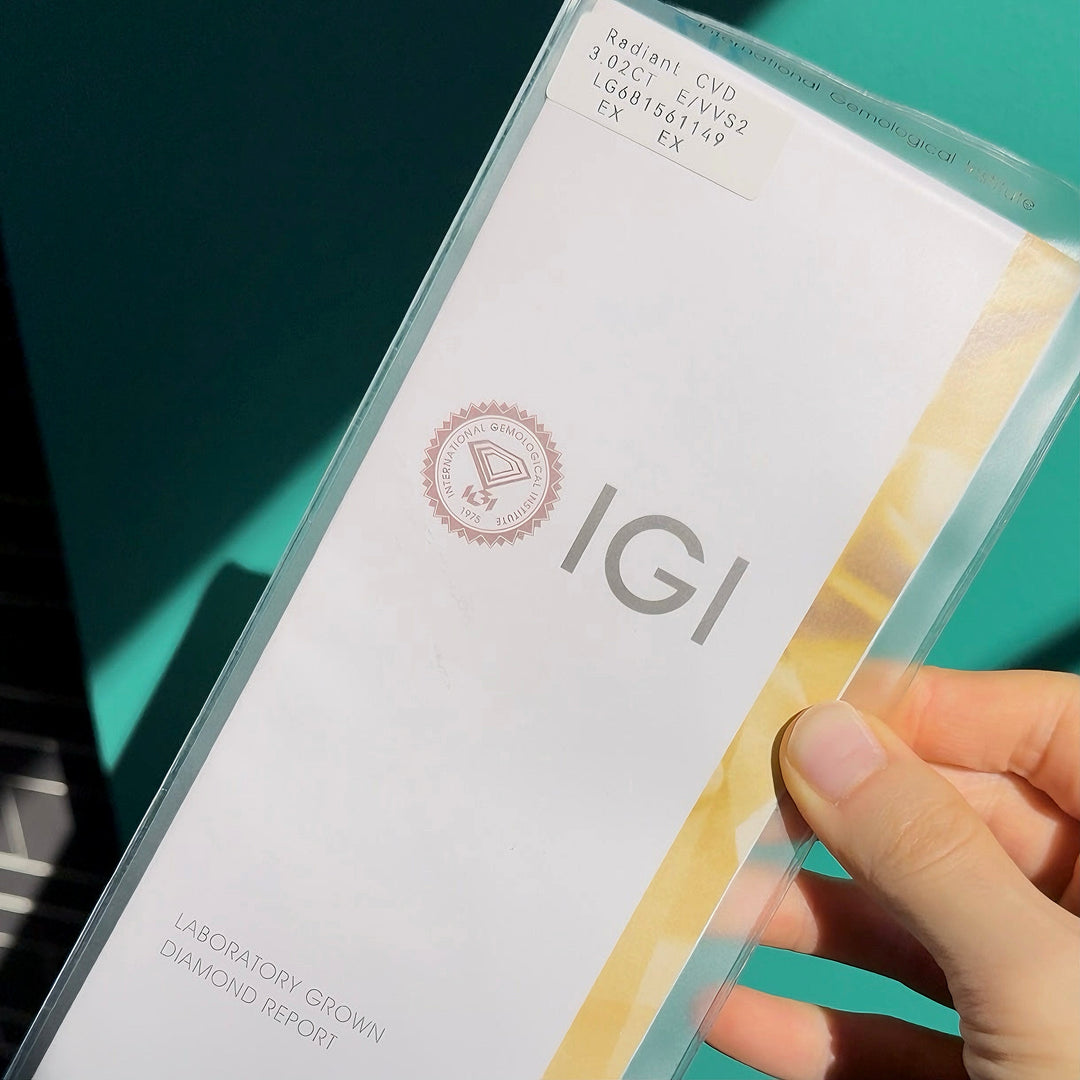 3.00ct Radiant Lab-Grown Diamond Ring, "The Starling"