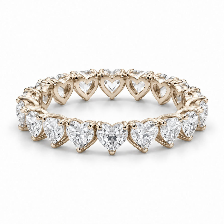 Heart Lab-Grown Diamond Eternity Band (2–3.5ctw)