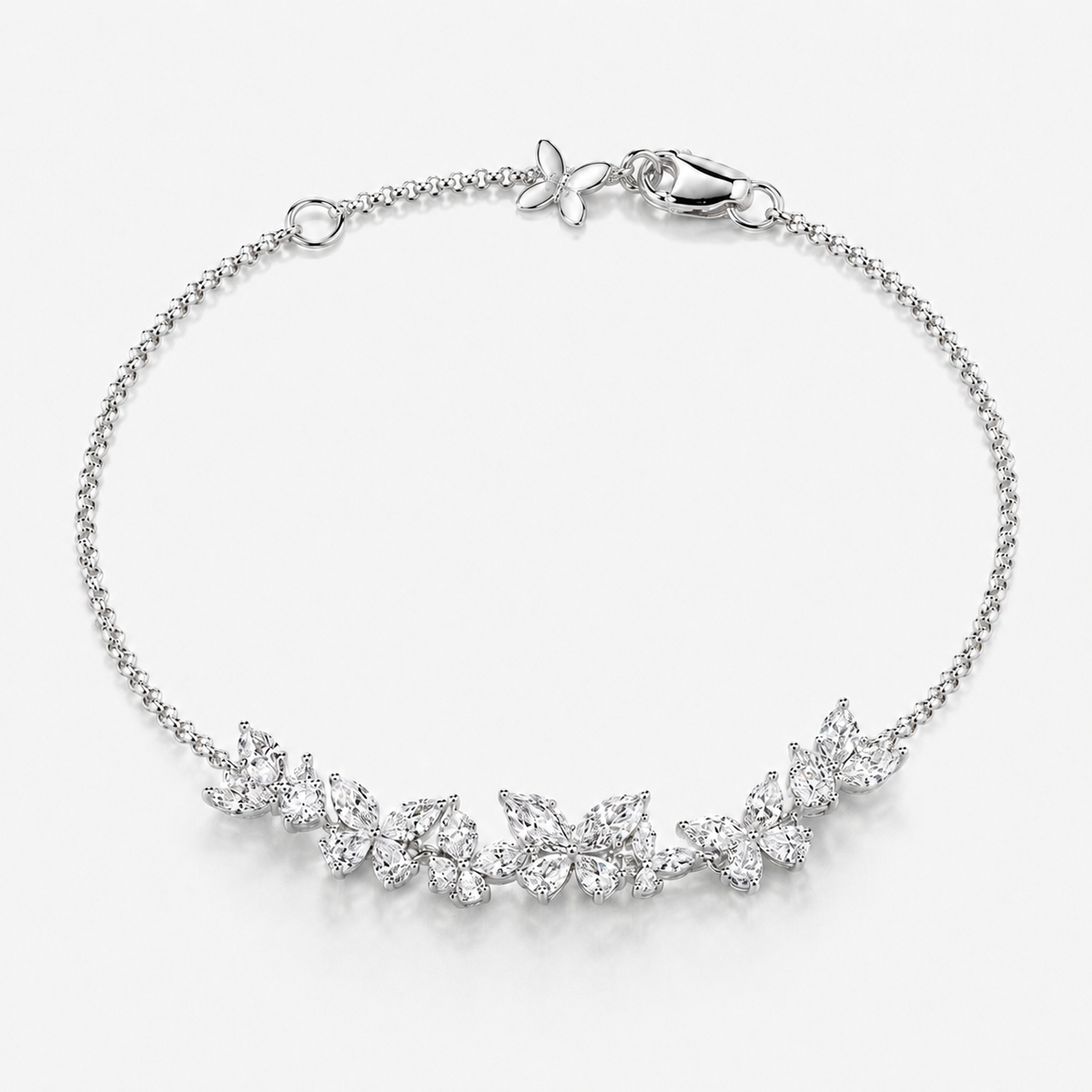 The Jardin Bracelet — 6ctw Butterfly Lab Diamonds