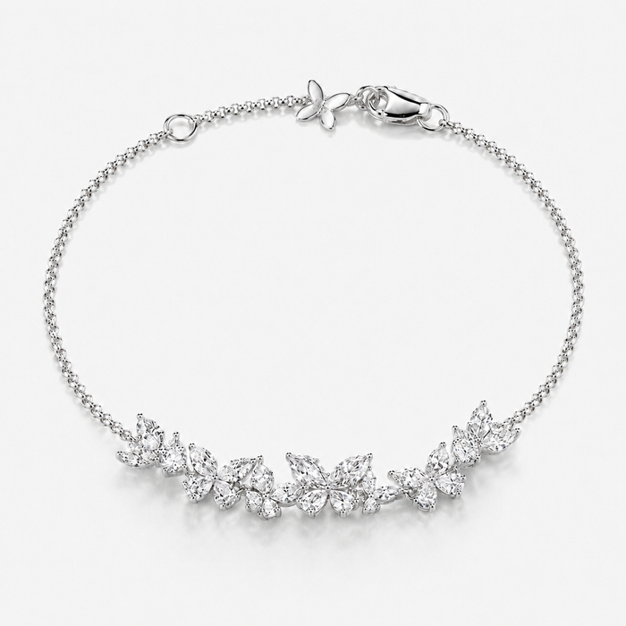 The Jardin Bracelet — 6ctw Butterfly Lab Diamonds