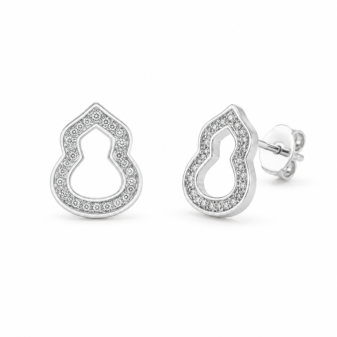 Elara Openwork Diamond Earrings