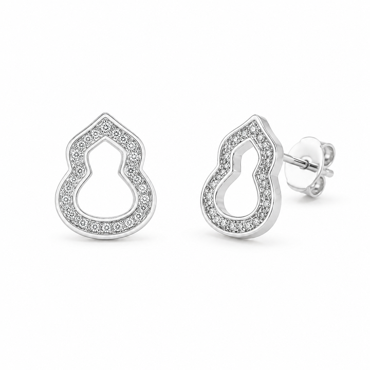 Elara Openwork Diamond Earrings
