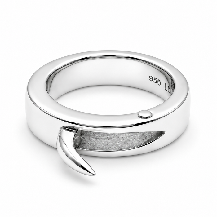 The Hidden Blade Ring™ — Platinum 950