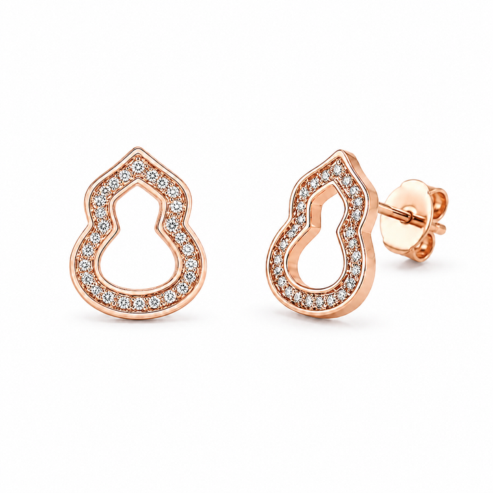 Elara Openwork Diamond Earrings