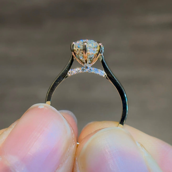 3.20ct Marquise Lab-Grown Diamond Ring, "The Aurora"