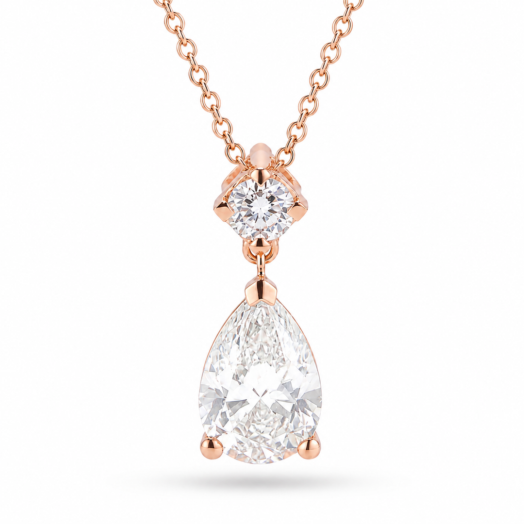 Lumière Drop — 1.00ct Pear Lab-Grown Diamond Pendant