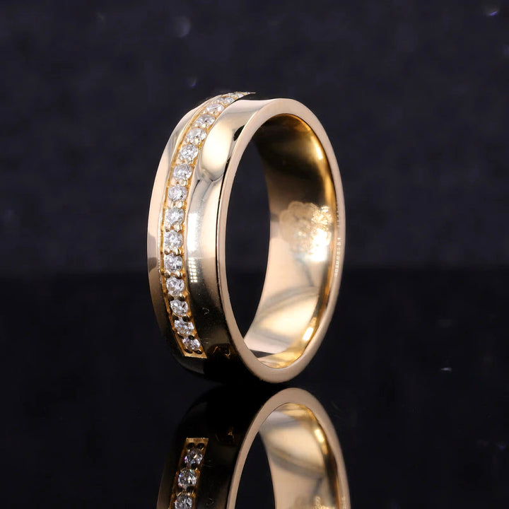 5mm Diamond Accent Band Ring in 14K/18K Yellow Gold