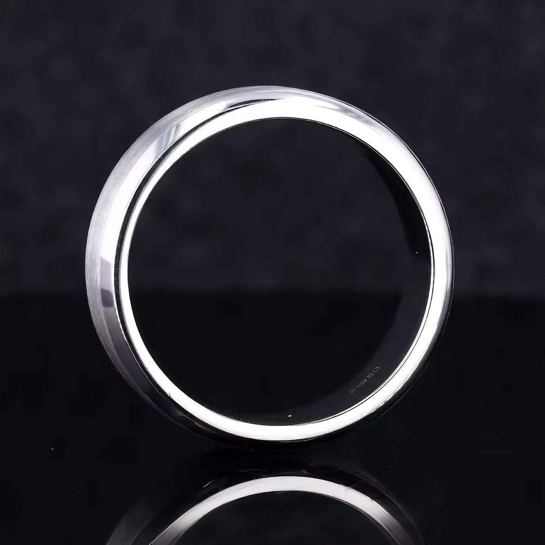 Classic Brushed Platinum Band in Platinum 950 (6mm)