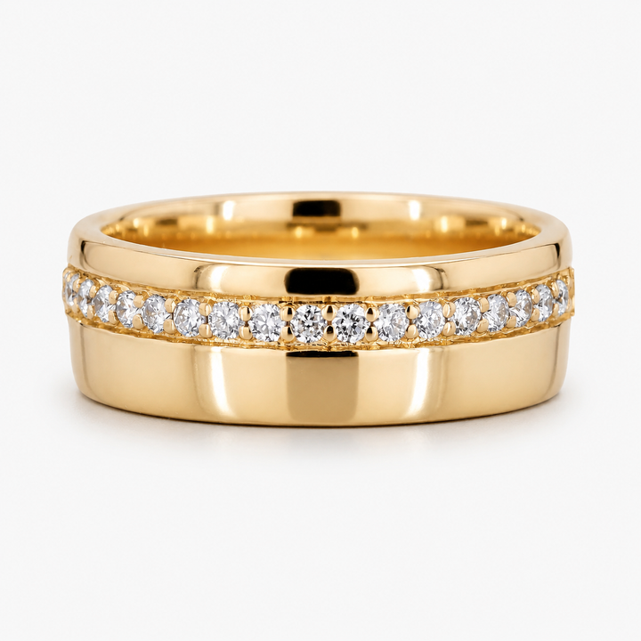 5mm Diamond Accent Band Ring