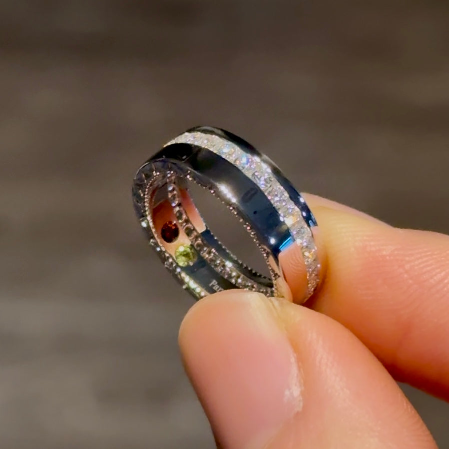 Customized™ 6mm, 0.25ctw Channel-Set Diamond Wedding Band Ring in White Gold