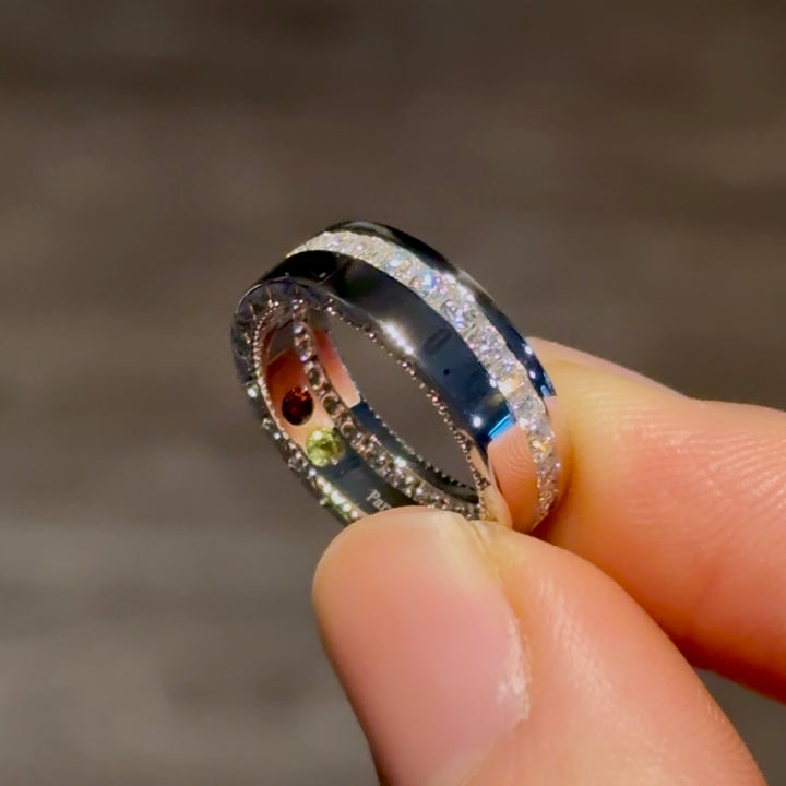 Customized™ 6mm, 0.25ctw Channel-Set Diamond Wedding Band Ring in White Gold