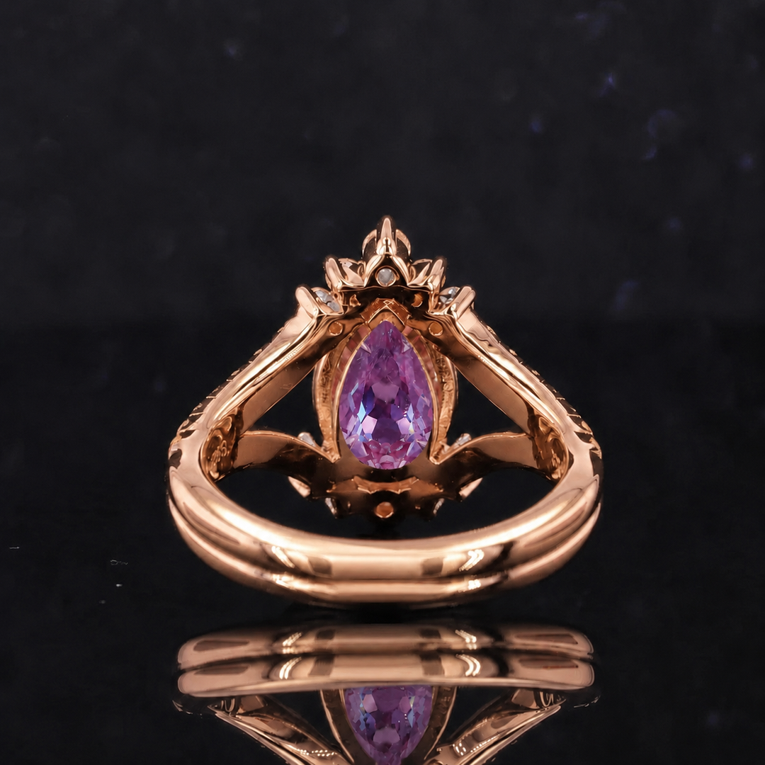 The Eye — Pear Alexandrite Diamond Ring