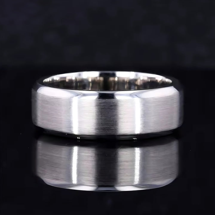 Classic Brushed Platinum Band in Platinum 950 (6mm)