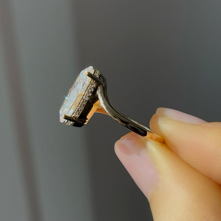 5.00ct Oval-Cut Lab-Grown Diamond Ring, "The Arcadia"