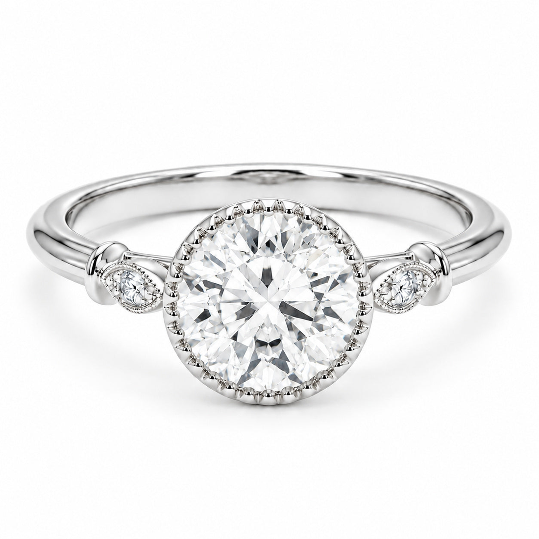 The Marlowe Old European-cut lab diamond engagement ring in platinum