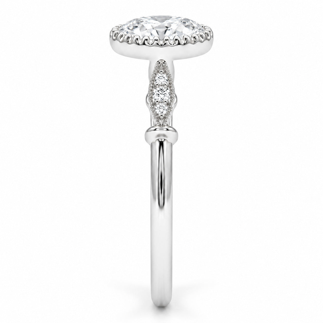 The Marlowe Old European-cut lab diamond engagement ring, view 10