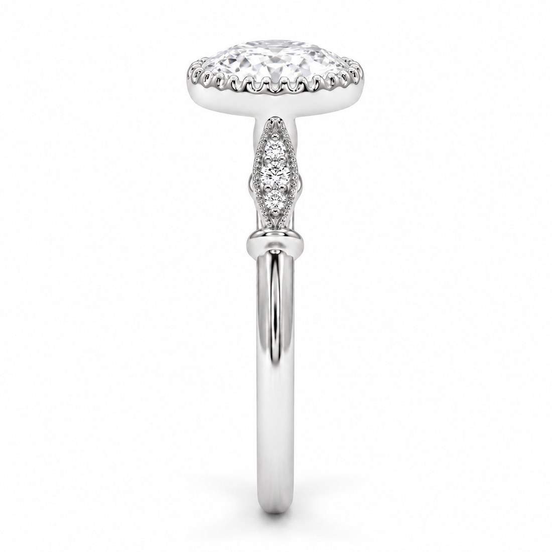 The Marlowe Old European-cut lab diamond engagement ring, view 17