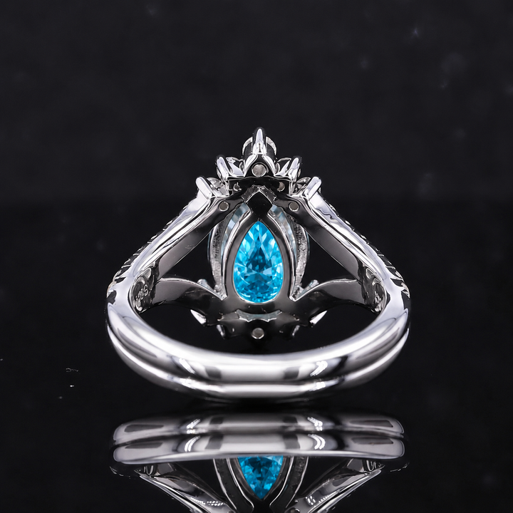 The Eye — Pear Paraiba Diamond Ring