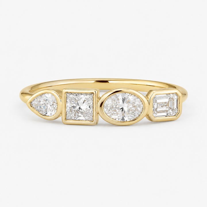 The Quartet Band — Four-Stone Diamond Ring