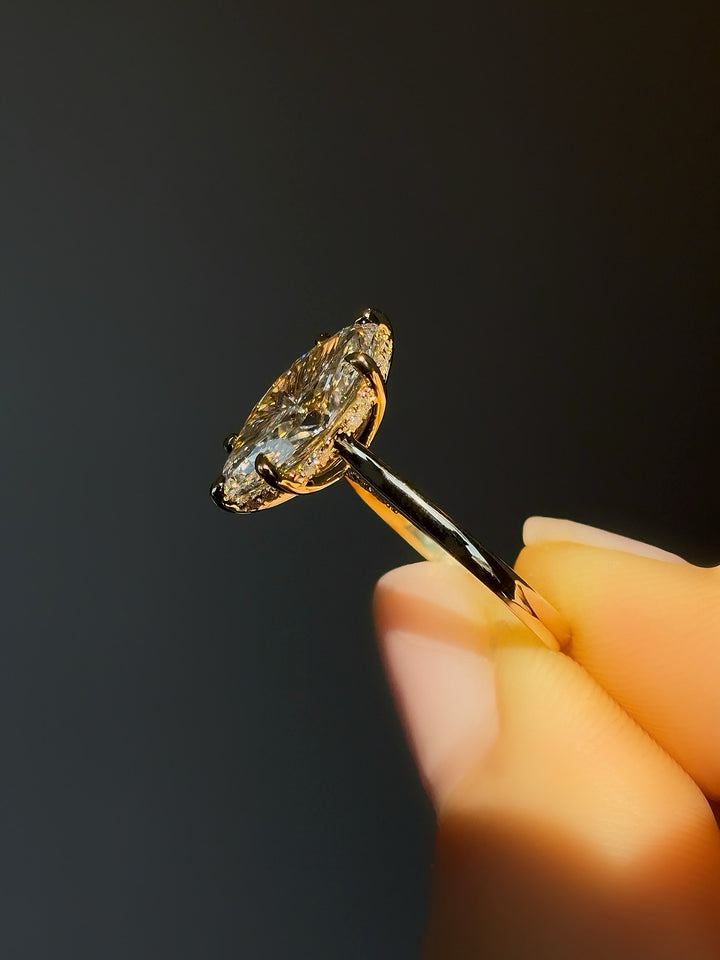 3.00ct Marquise Lab-Grown Diamond Ring, "The Aurora"
