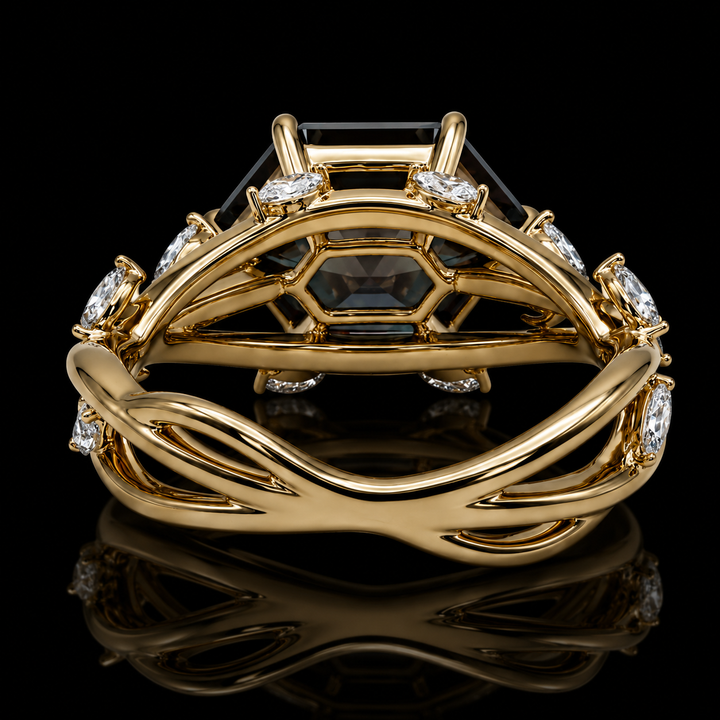 The Verbena — Dutch Marquise Alexandrite Garden Ring
