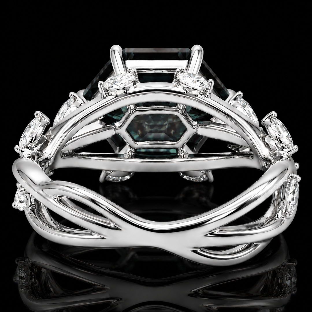 The Verbena — Dutch Marquise Alexandrite Garden Ring