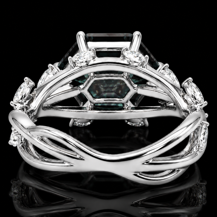 The Verbena — Dutch Marquise Alexandrite Garden Ring
