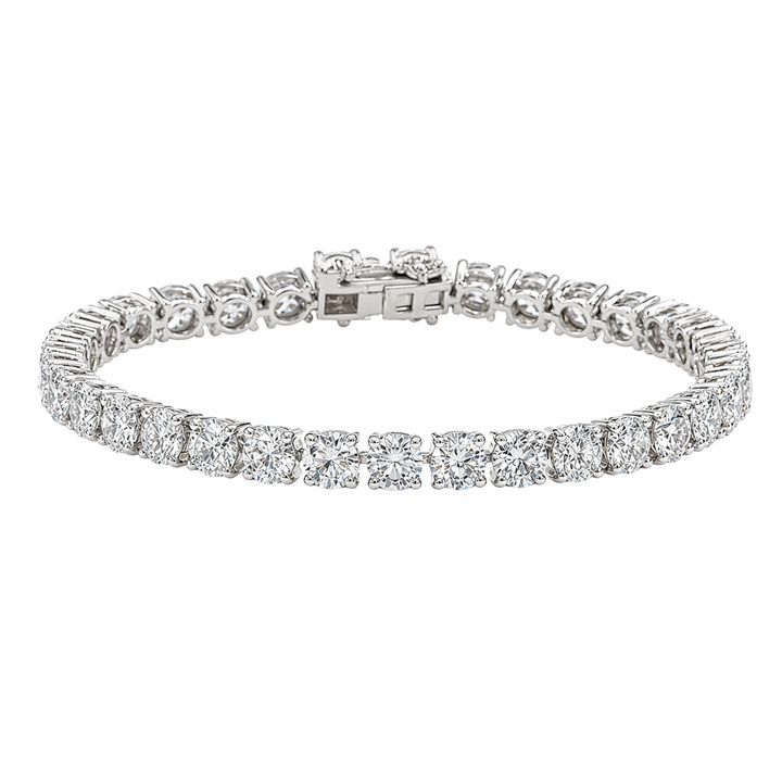 Round Diamond Tennis Bracelet — 16ctw (5mm)