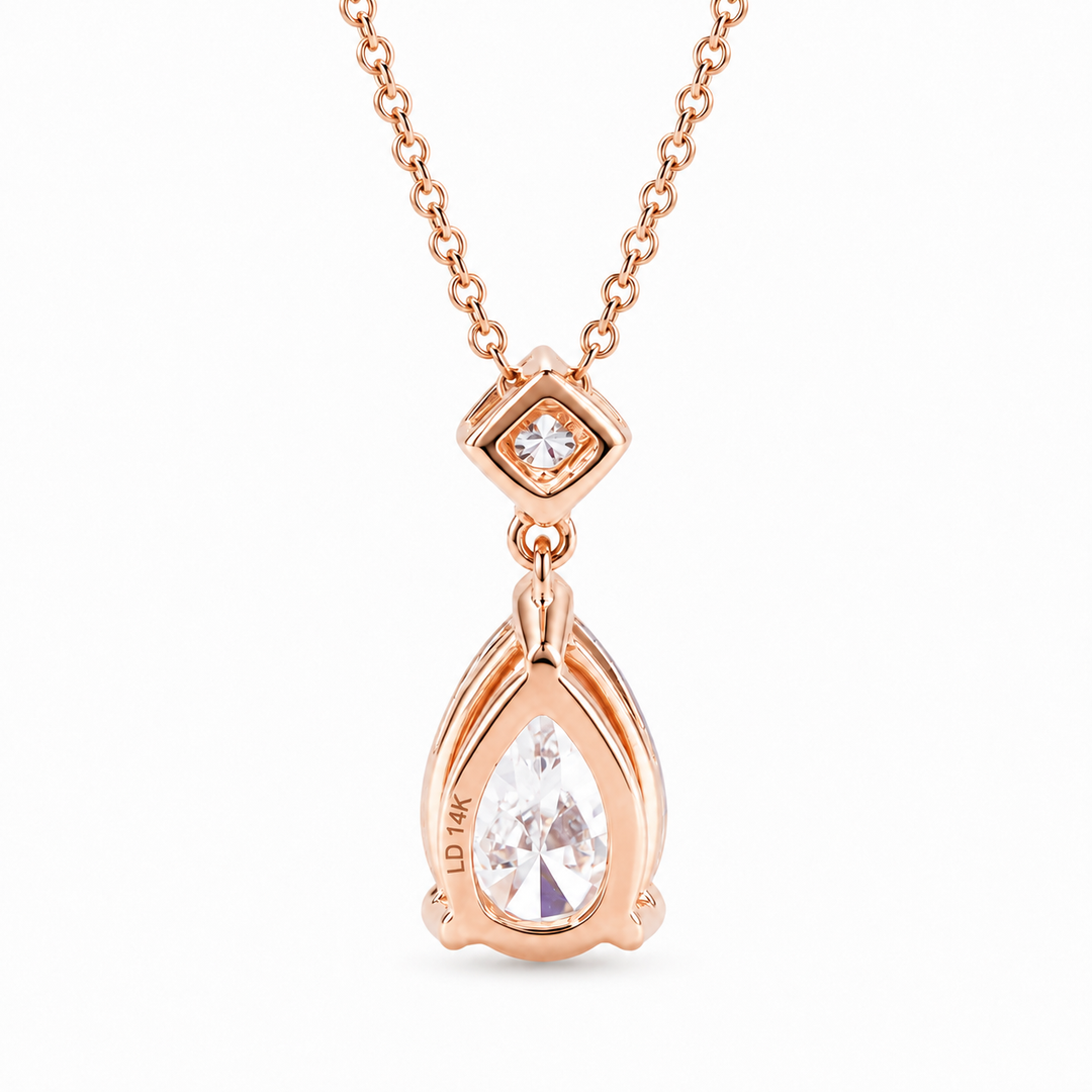 Lumière Drop — 1.00ct Pear Lab-Grown Diamond Pendant