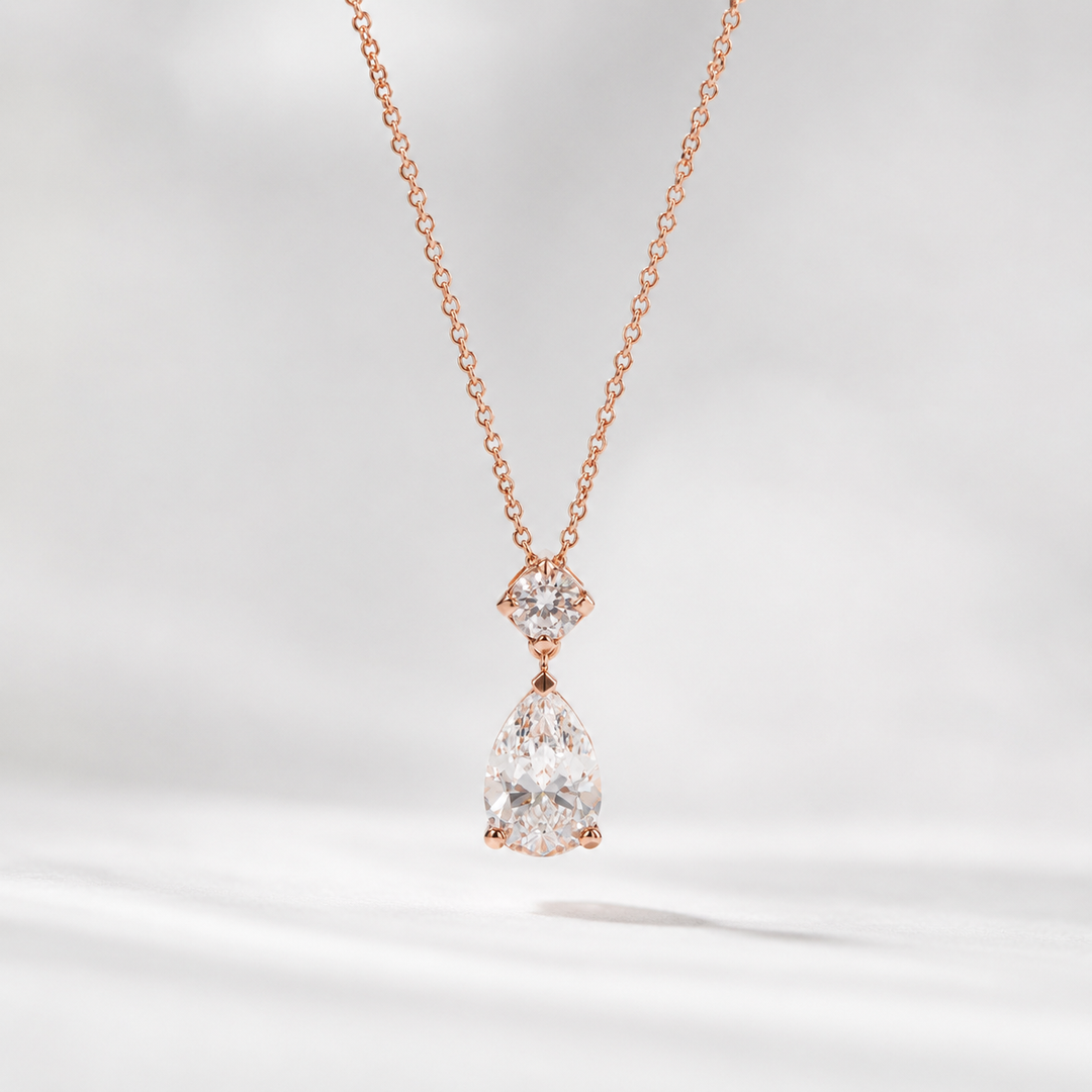 Lumière Drop — 1.00ct Pear Lab-Grown Diamond Pendant