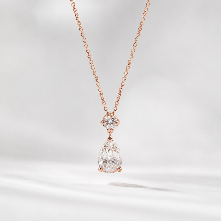 Lumière Drop — 1.00ct Pear Lab-Grown Diamond Pendant