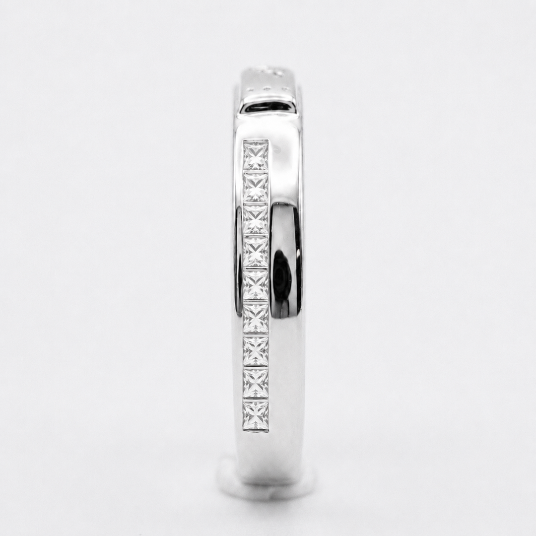 Fallen Leaf — Hidden Leaf Wedding Band, 3.5mm