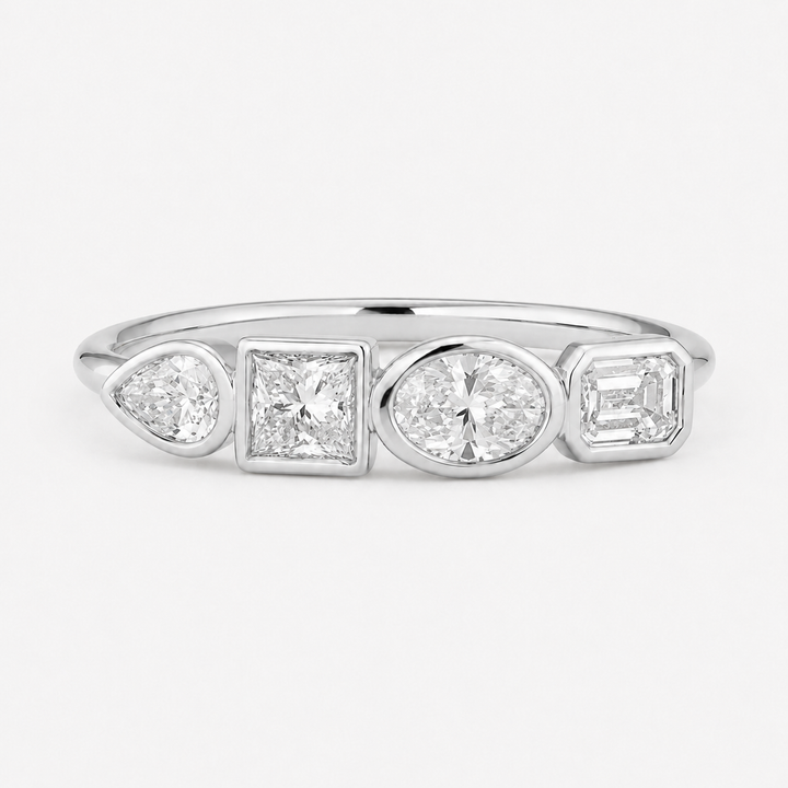 The Quartet Band — Four-Stone Diamond Ring