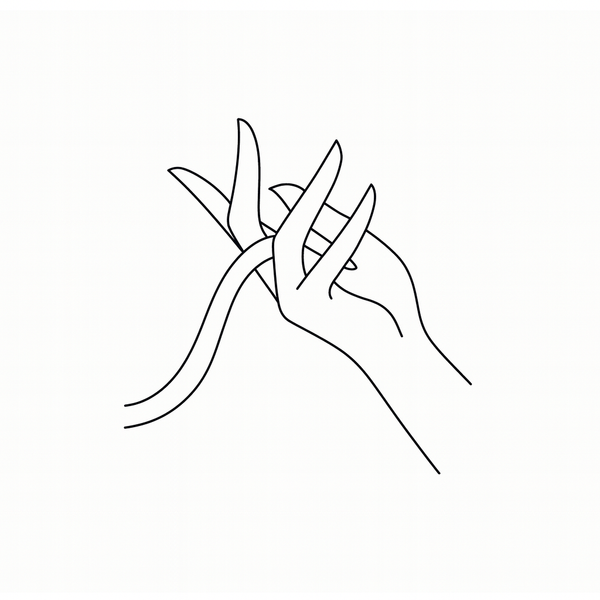 Measuring finger for ring size