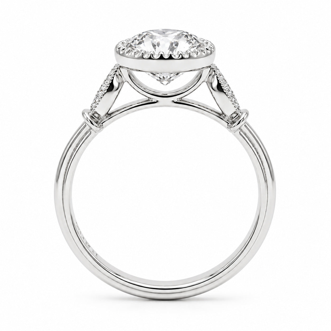The Marlowe Old European-cut lab diamond engagement ring, view 9