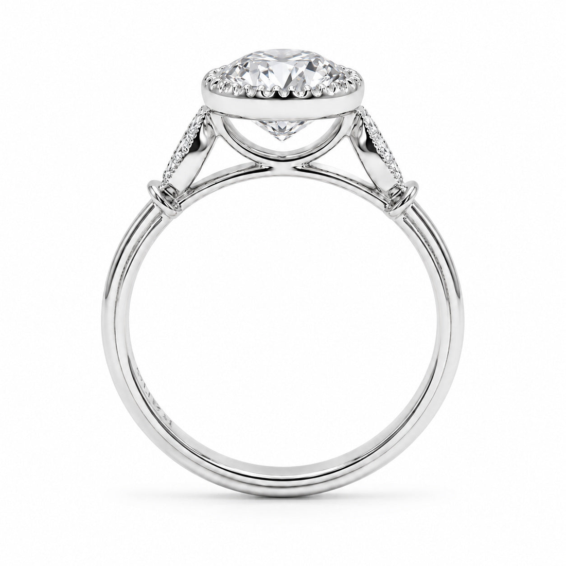 The Marlowe Old European-cut lab diamond engagement ring, view 16