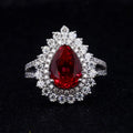 The Empress — Victorian Ruby Cluster Ring