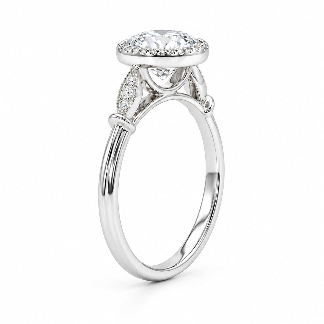 The Marlowe Old European-cut lab diamond engagement ring, view 15