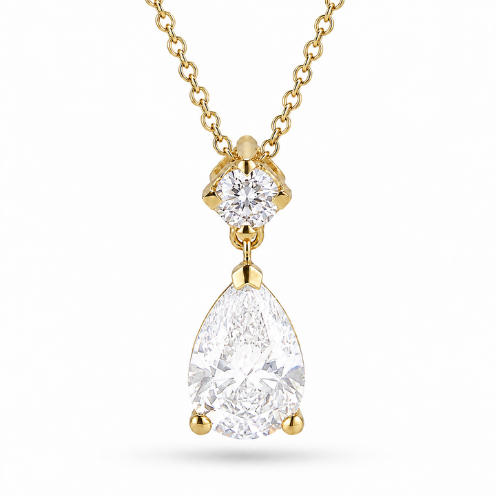 Lumière Drop — 1.00ct Pear Lab-Grown Diamond Pendant