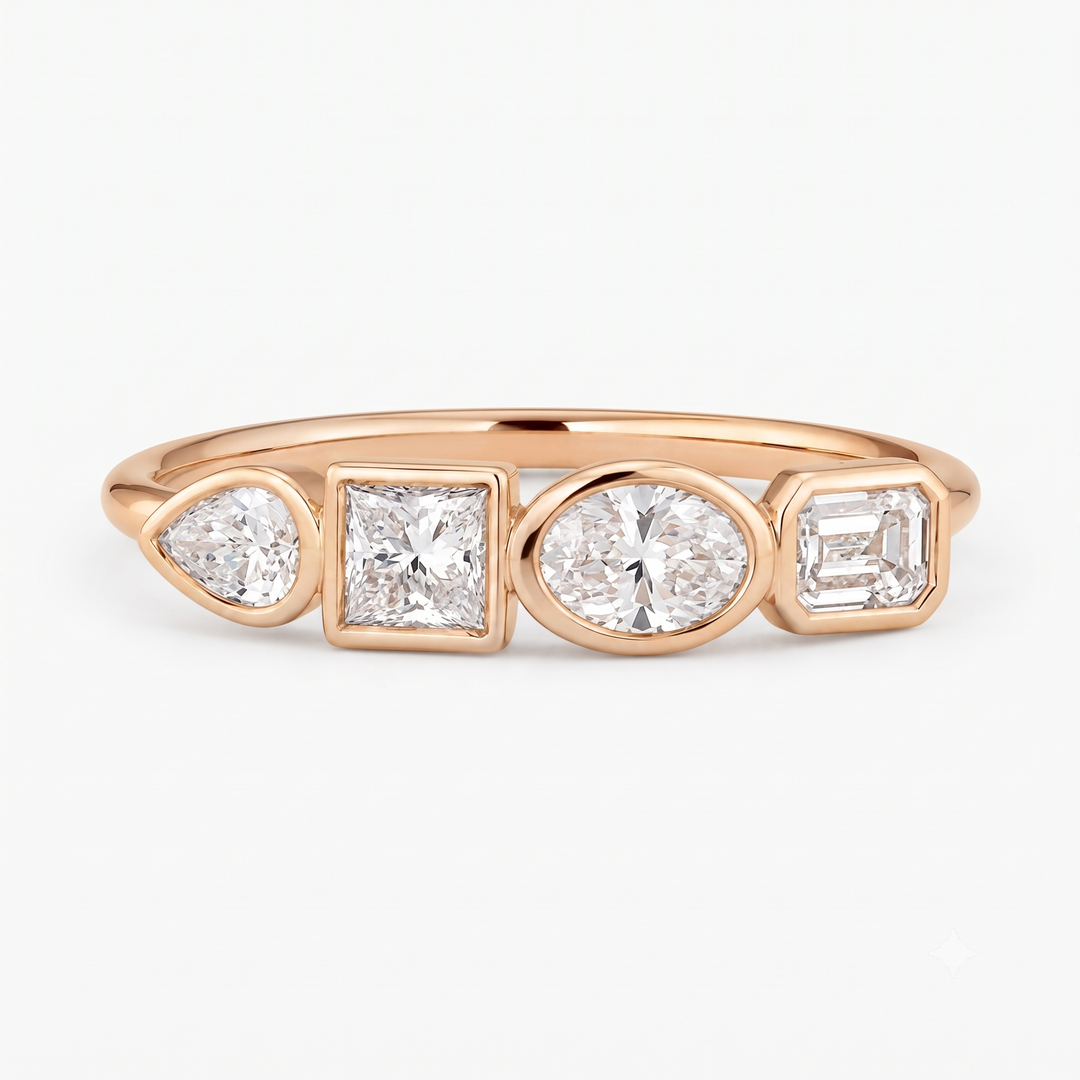 The Quartet Band — Four-Stone Diamond Ring