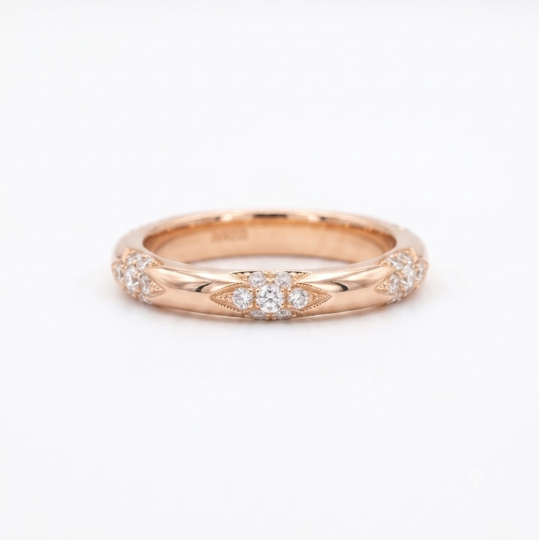 3mm Diamond Accent Band Ring (0.11ctw)